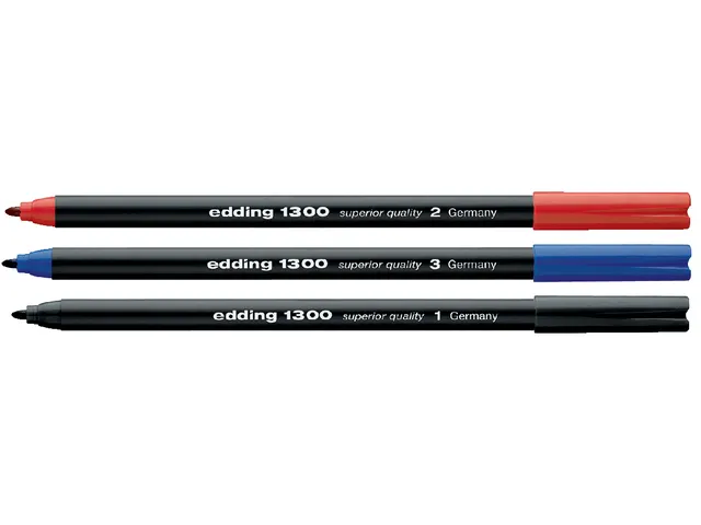 Fineliner Edding 1300 Zwart 2.0mm