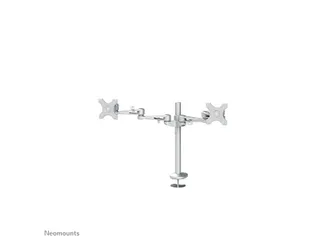 Monitorarm FPMA-D935DG 2 Schermen tot 27 inch Doorvoer Zilver - 4