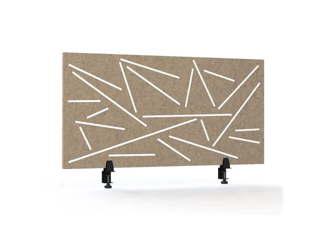 Ecran de séparation acoustique motif découpé 60x120cm Sable