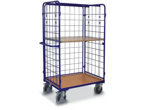 etagewagen,draagverm. 500kg,2etage(s),laadvl. LxB 1000x700mm,houtetage