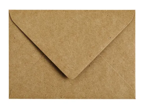Envelop Papicolor C6 114x162mm Kraft bruin Gegomd