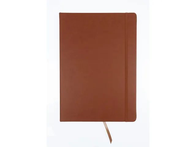 Schetsboek Kangaro A4 cognac PU HC 80 vel 140gr roomwit met elastiek e