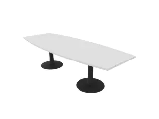 vergadertafel,HxBxD 740x2800x1100mm,vatvormig - 1