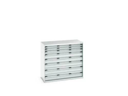ladekast HxBxD 1200x1300x650mm 8laden romp RAL7035 front RAL7035