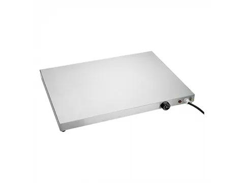 Warmhoudplaat 2/1 GN RVS 65x53cm