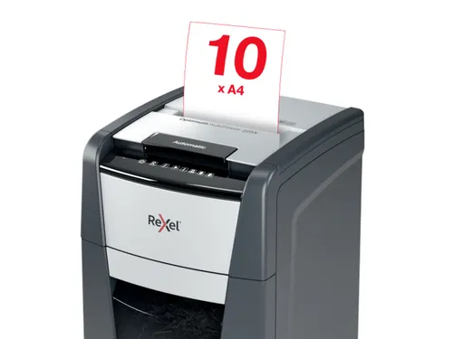 Papiervernietiger Rexel Optimum Auto+ 225X P-4 snippers 4x26mm