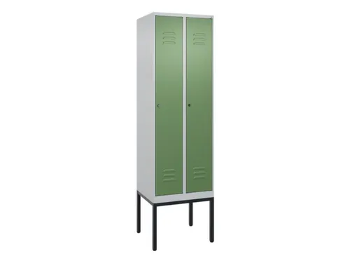locker voor scheiding van kleding,HxBxD 2120x600x500mm,2vak