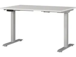 Elektrisch ihv bureau,HxBxD 720-1200x1200x800mm,blad lichtgrijs