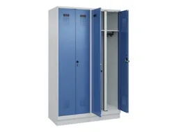 locker voor scheiding van kleding,HxBxD 1950x1200x500mm,4vak