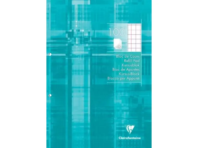 Clairefontaine Cursusblok Geruit 10 mm