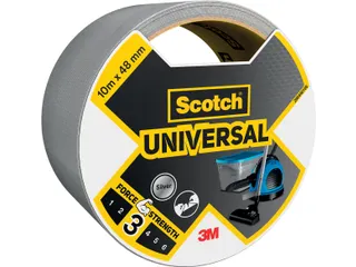 ducttape Universal, ft 48 mm x 25 m, zilver - 1