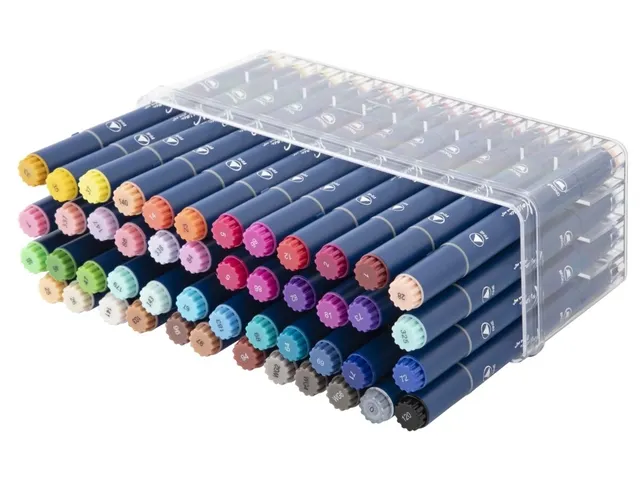 Marqueur à alcool Nassau Arts pointe duo set 48 couleurs