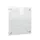 OUTLET Nobo Transparant Wandgemonteerd Acryl Whiteboard 30x30cm