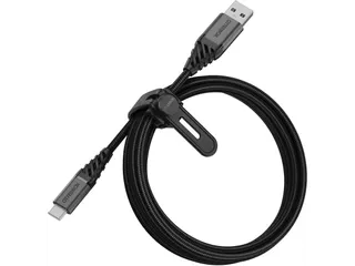 OtterBox Premium Datatransferkabel USB-A naar USB-C 1m zwart - 2