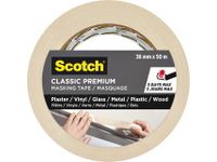 Afplaktape Scotch Premium Classic 36mmx50m beige