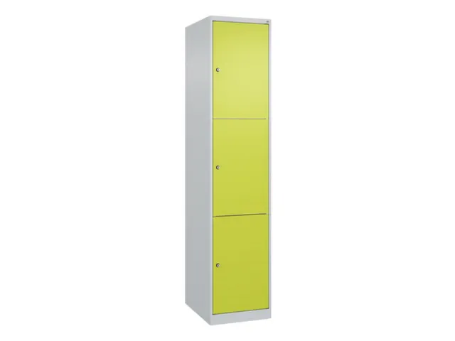 lockerkast,HxBxD 1850x400x500mm,1x3vakken,vak B 400mm,cil.-slot