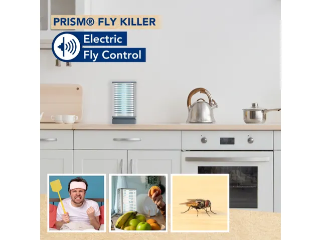 Prism LED UV insectenvanger met Glupac lijmplaat