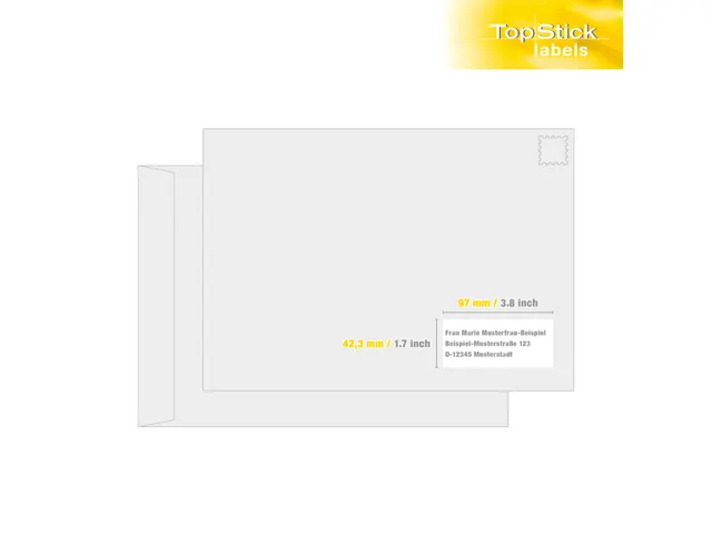 Etiketten universele labels A4 permanent 97x42,3mm Wit 1200 stuks