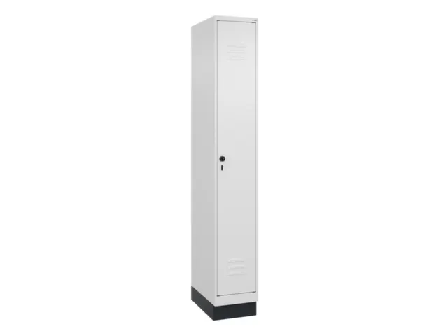 locker,HxBxD 1950x300x500mm,1vak,vak B 300mm,draaigrendel,sokkel