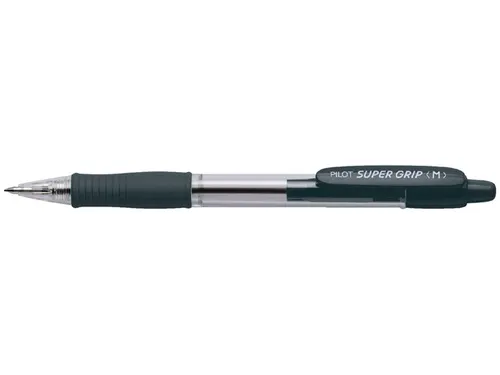 Balpen Pilot Super Grip Medium Zwart