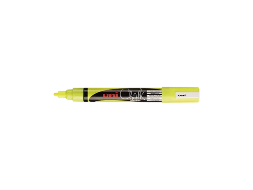 Krijtstift Uni-ball rond 0.9-1.3mm fluor geel