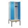 locker met bank,HxBxD 2120x800x815mm,2vak,vak B 400mm,cilinderslot