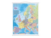 kaart van Europa HxB 97x137cm schaal 1:3.600.000 gelamineerd