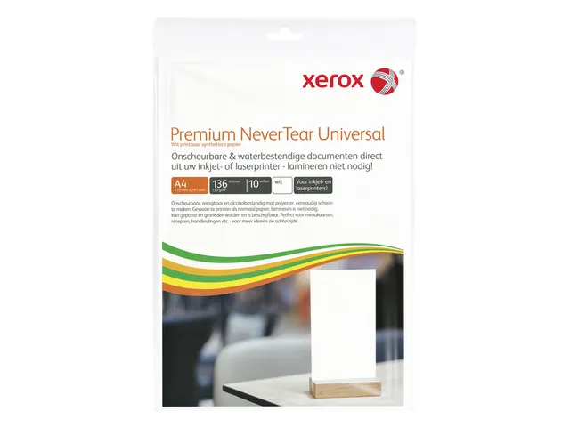Nevertear Xerox Premium Universal A4 polyester 136micron wit 10vel