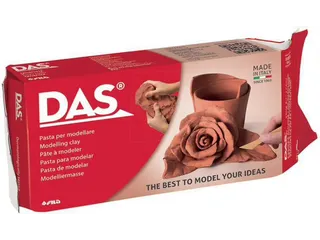 Boetseerklei DAS luchthardend 500 gram terracotta - 1