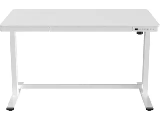 Zit-Sta Werkplek 140cm Kunststof Wit Blad Elektrisch Verstelbaar - 2