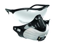 Stofmasker Filterspec Zwart, Met 3 Fmp3 V Filters En Veiligheidsbril
