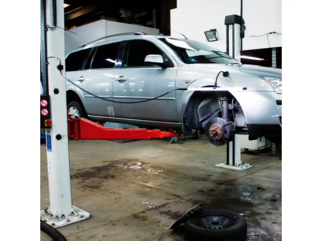 werkplaatslamp,v. 2-koloms hefplatforms,behuizing acryl (PMMA)