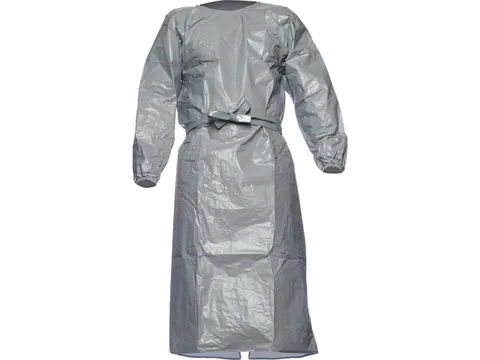 DuPont Tychem F wegwerp schort, grijs, maat L-XL, per stuk