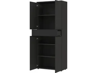 dossierkast,HxBxD 1970x810x400mm,4xhouten vloer,4ordnerhoogte - 3