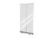 anti-speekselscherm,PET-folie,glashelder,frame aluminium