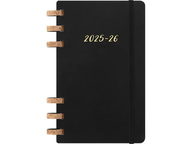Agenda 2025/2026 Moleskine Student Planner Spiraal 7dag/1pagina Zwart