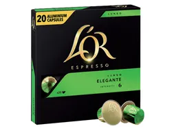 Koffiecups L'Or espresso Lungo Elegante 20 stuks