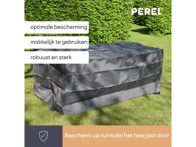 Housse d'extérieur rectangulaire ensemble de jardin Taille XL gris
