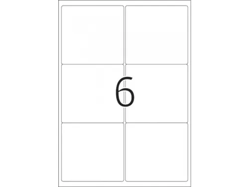 HERMA 10317 Verwijderbare Adresetiket A4 99,1x93,1mm Wit 600 stuks