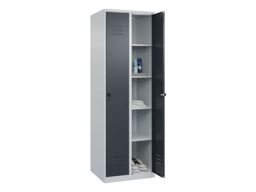wasgoedverdeelkast,HxBxD 1850x600x500mm,vak B 300mm,draaigrendel