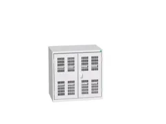 universele kast,HxBxD 800x800x550mm,2xStalen bodem,draaigrendelslot