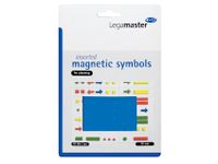 Magneet Legamaster symbolen 10mm blauw assorti
