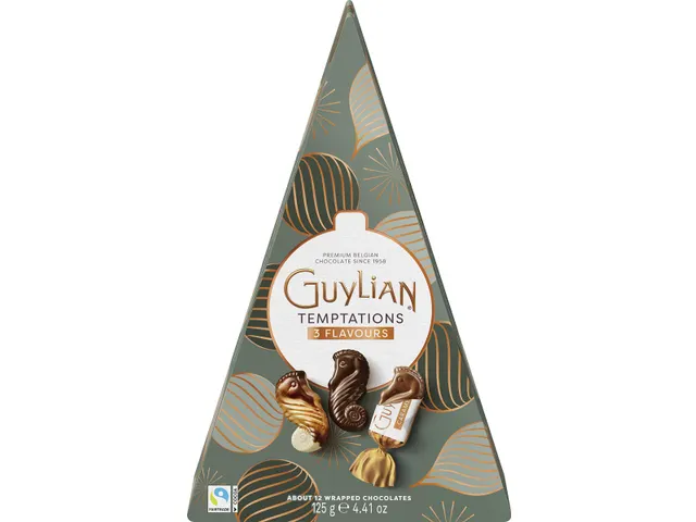 Guylian chocolade Temptations Mix Kerstboom doos van 125 gram