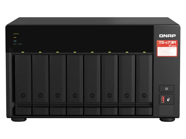 8 x 3.5 inch, AMD Ryzen Embedded V1500B 2.2GHz, 8 GB SO-DIMM DDR4 (1 x