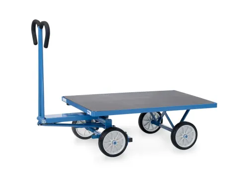 Handtrekwagens 6403v 700kg 1200x800mm Massief Rubber