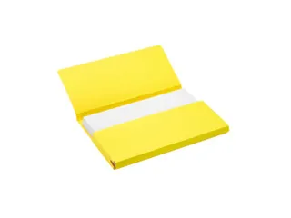Pocketmap Secolor folio 100% gerecycled karton 250 gr geel - 1