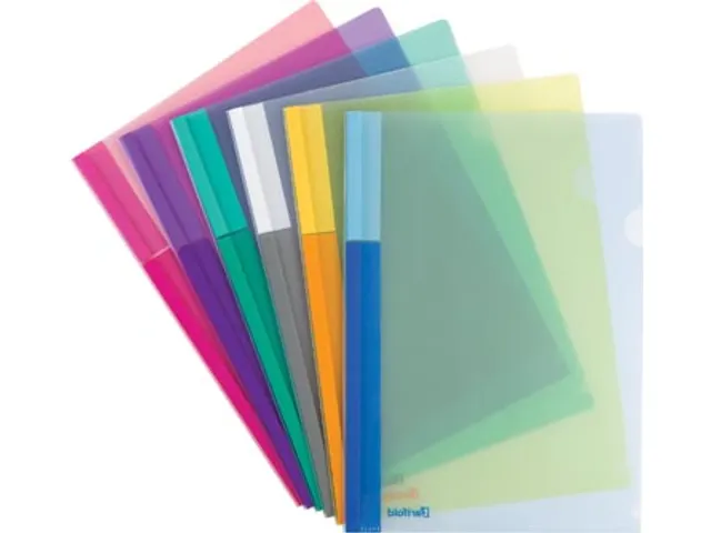 Tarifold L-map A4 Uit Pp Assorti Kleuren 0.18mm