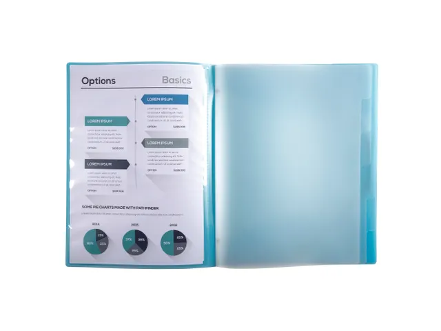 Sorteermap PP Chroma line 3klep 6v pastel