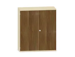 kantoorkast,HxBxD 1150x1000x430mm,decor romp esdoorn,decor front noten
