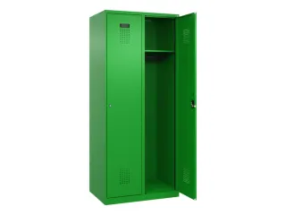 locker,HxBxD 1850x800x500mm,2vak,vak B 400mm,cil.-slot,staand op vloer - 2